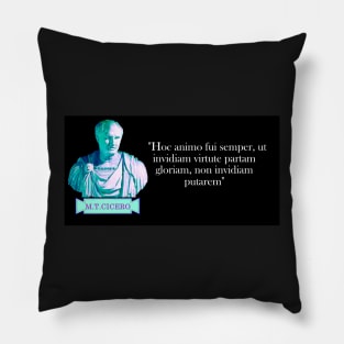 Cicero Latin quote Pillow