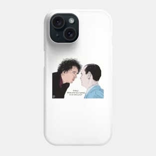 Bernard Black and the cleaner, Black Books, Grapes of Wrath. Phone Case