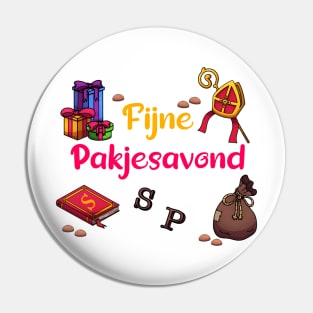 Fijne Pakjesavond Pin