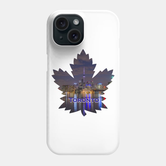 Toronto Maple Leafs Skyline Phone Case by Pam069