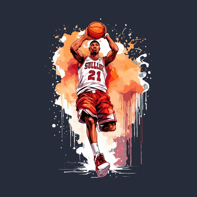 Basketball Lover Design Art by MorenoStraus