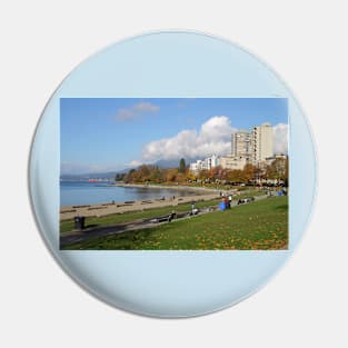 English Beach, Vancouver City, Canada Pin