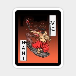 Nani Japanese Samurai Magnet