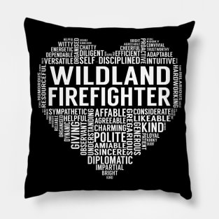 Wildland Firefighter Heart Pillow