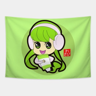 Wasabi Girl Tapestry