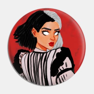 Halloween Cruella Pin