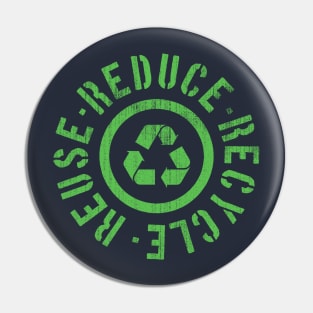 Earth Day Reuse Reduce Recycle Pin