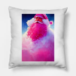Pink santa claus Pillow