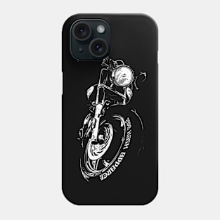 Papa Hash Apparel: B&W bike Phone Case