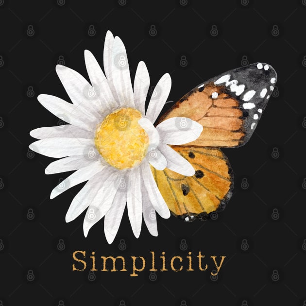 Simplicity Butterfly Monarch by LylaLace Studio