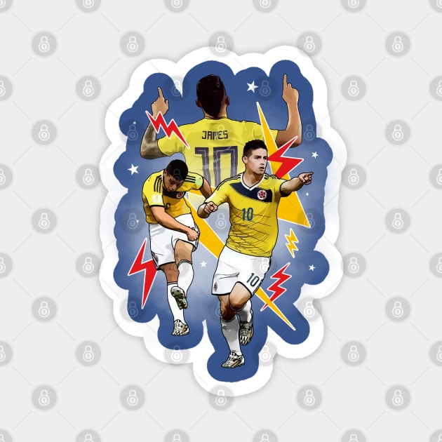 James Rodriguez Magnet by InspireSoccer