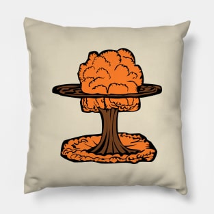 Nuclear Explosion Mushroom Cloud Pillow