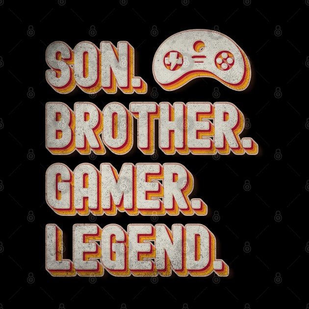 Son Brother Gaming Funny Video Games Lovers by ARTBYHM