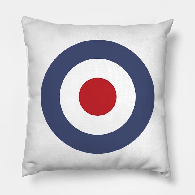 RAF Roundel Pillow by DAFTFISH