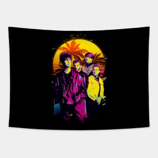 Echo And The Bunnymen Post-Punk Visions In Photographic Moments Tapestry