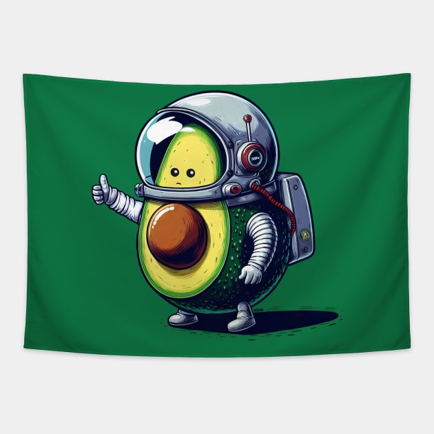 Avocado Test Pilot Tapestry by Hasgaha