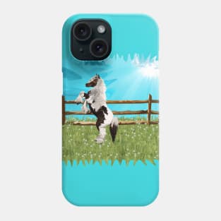 The Vanner Horse On a Heavenly Field of Daisies Phone Case