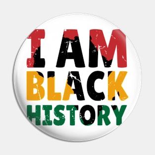 I Am Black History - Island Africa AL Pin