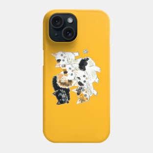 5 cute kitties Phone Case