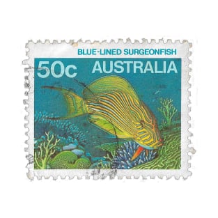 Australia Blue-Lined Surgeonfish stamp 1980 T-Shirt