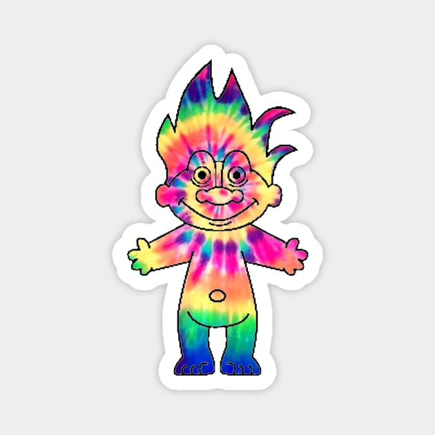 Psychedelic Troll Magnet by ARTWORKandBEYOND