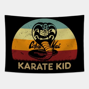 Retro Sunset - Karate Kid Cobra Kai Tapestry