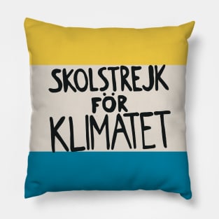 Skolstrejk For Klimatet Pillow