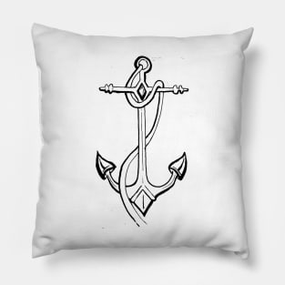 Tall Anchor Pillow