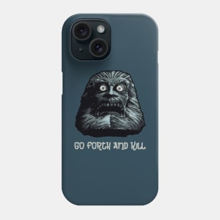 The giant flying stone head commands you! Phone Case