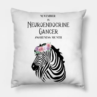 Neuroendocrine Cancer Awareness,November,Zebra Strong Pillow