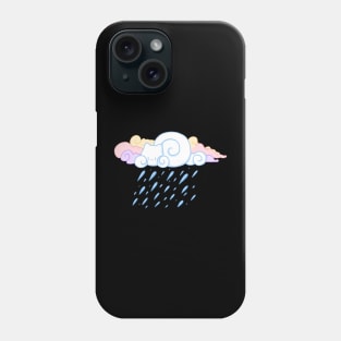 Cute Pastel Cloud Cat Phone Case