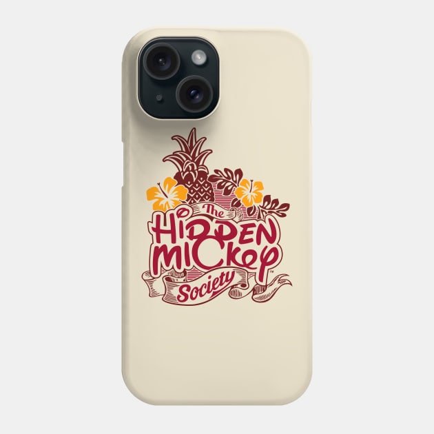 3-Color Polynesian HMS Logo Phone Case by hiddenmickeysociety