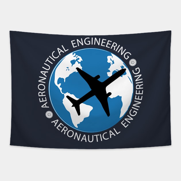 aeronautical engineering airplane engineer aero Tapestry by PrisDesign99