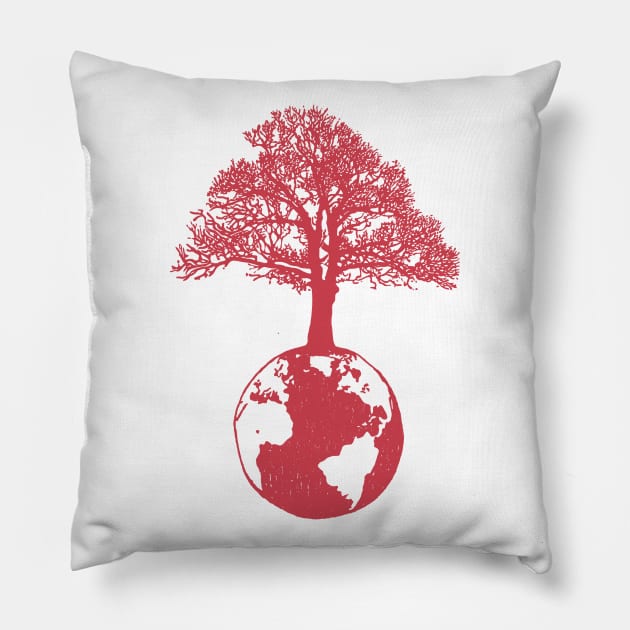 One big tree on earth Pillow by PallKris