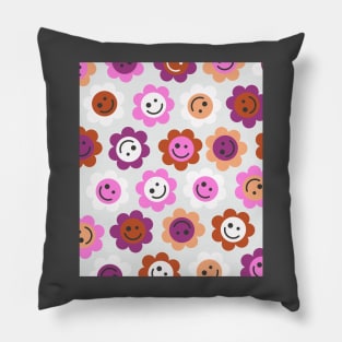 Lesbian Flower Faces Pillow