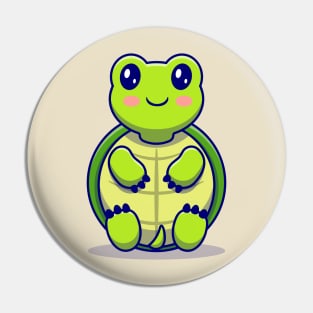 Cute Turtle Sit Pin