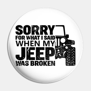 Vintage Jeep Pin