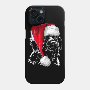 Funny Leonberger Santa Christmas dog mom Phone Case