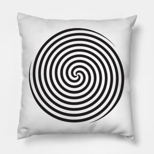 Hypnotic Spiral Pillow