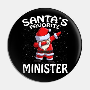 Santas Favorite Minister Christmas Pin