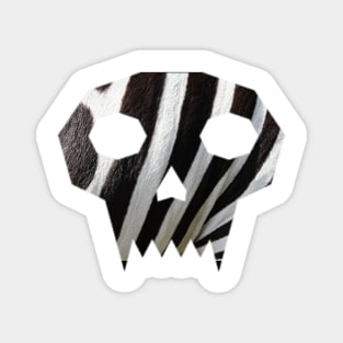 zebra in the skull Magnet