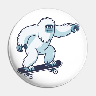 Yeti skater Pin