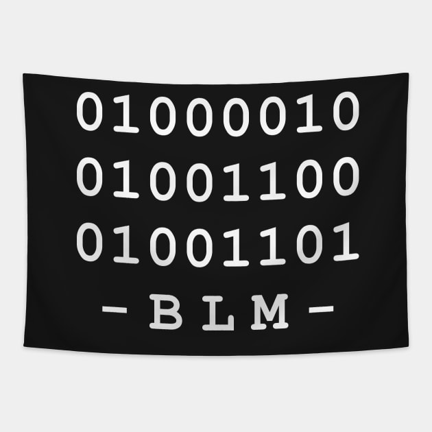 Black Lives Matter Binary Tapestry by Student-Made