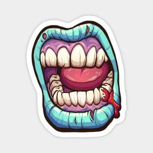 Zombie Mouth Magnet