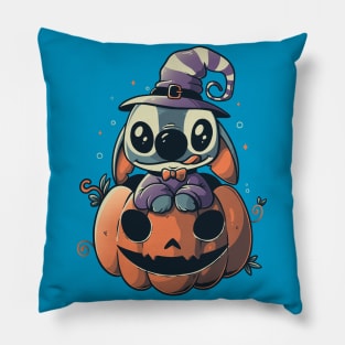 Ohana Pumpkin Funny Spooky Halloween Experiment - Light Pillow