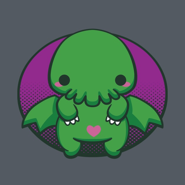 Cute-thulhu by katiewhiteart