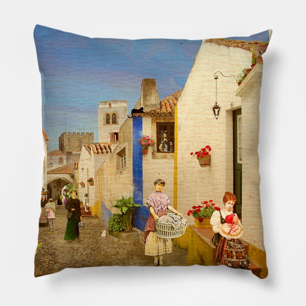 The street that never existed in Óbidos Pillow by PrivateVices