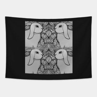 Lop Bunny Autumn Pattern Tapestry