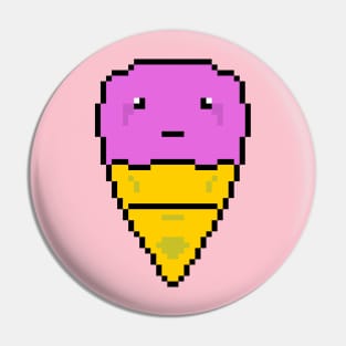 The Pixel Aviary Ice Cream Pin