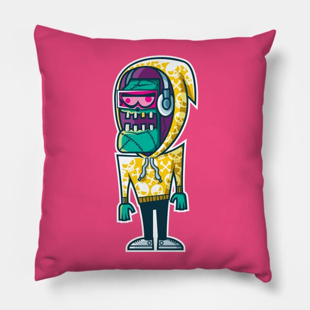 Graffiti Monster Pillow by Malchev